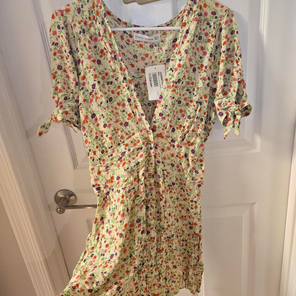 Faithfull The Brand Floral Mini Dress (NWT)